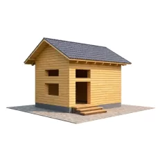 Баня из бруса 3х4 под усадку