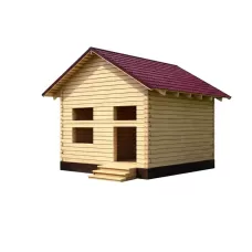 Баня из бруса 4х4 под усадку