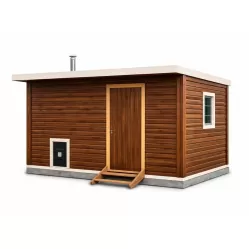 Каркасная баня 2,3х5 м.