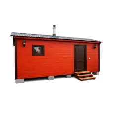 Каркасная баня 2х6 м.