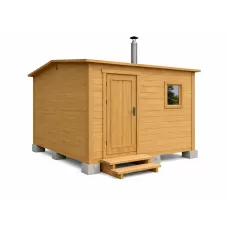 Каркасная баня 4х4 м.